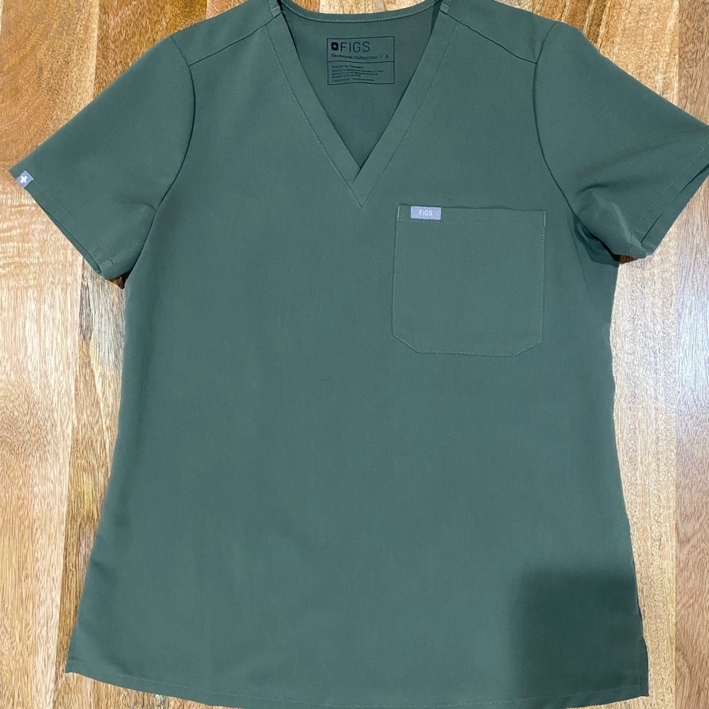 Figs MOSS Catarina scrub top - Small - sold out, limited edition